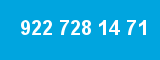 922 728 14 71 922 728 14 71